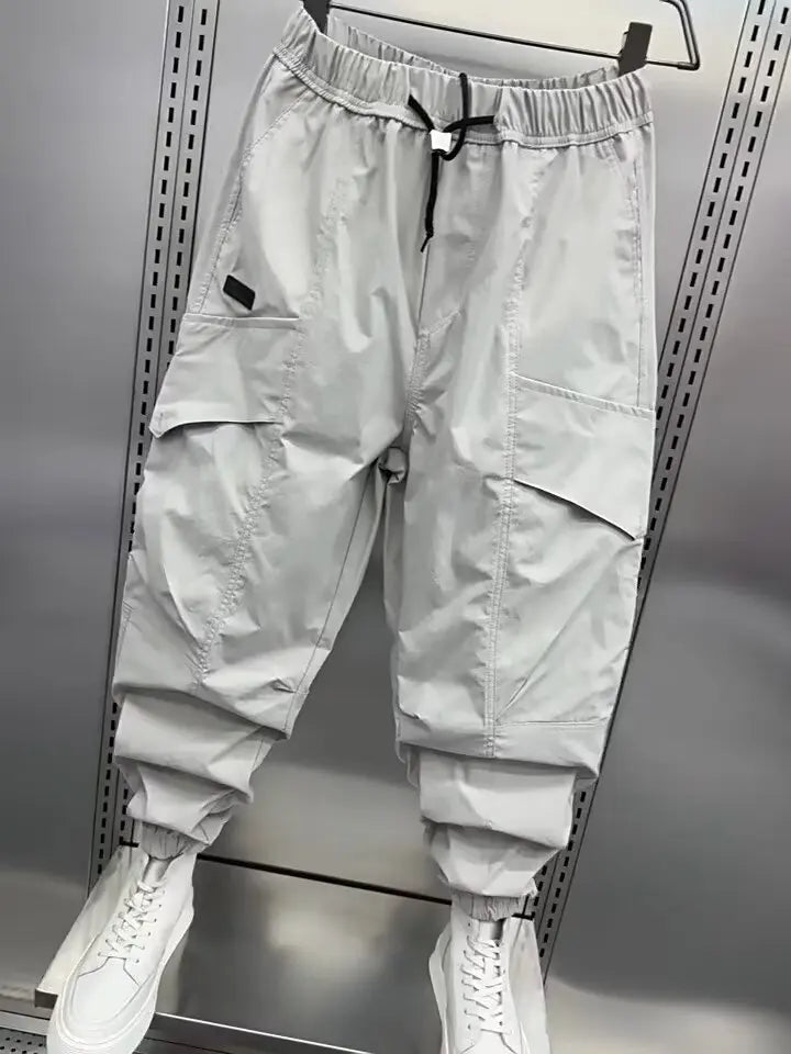 Male Clothes Men's Harem Pants Clothes Summer Casual Pants Man Comfortable Loose Trousers Breathable