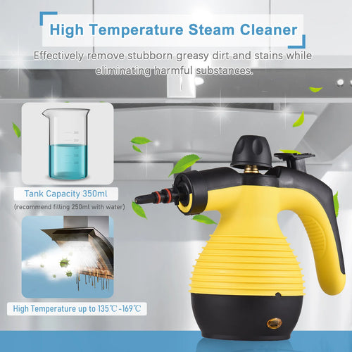 220V steam cleaner, small household handheld multifunctional, high-temperature kitchen cleaning machine, bathroom cleaner.